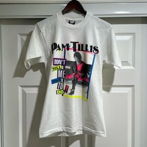RARE Vintage Signed Pam Tillis Tee early 90s